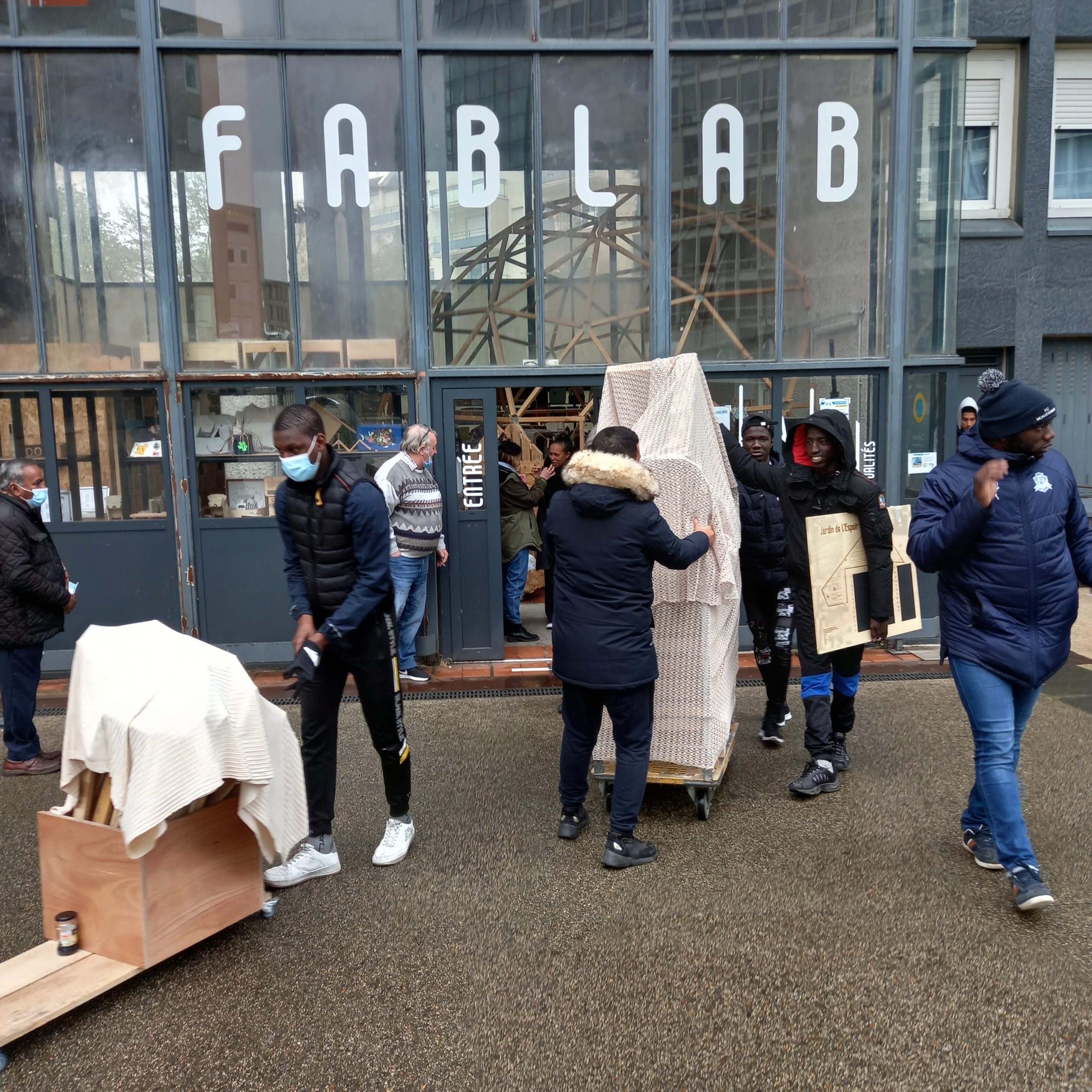 0 fablab la verriere montreuil restitution jardin espoir convoi exceptionnel